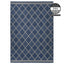 Alfombra plana tejida exterior impermeable geométrica