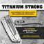 Clip titanio para Leatherman Wingman y Sidekick 5 diseños