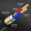 Adaptador DMX 3 hembra a 5 macho 10'' paquete 2