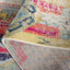Alfombra sala 8x10' diseño boho chic efecto desgastado