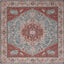 Alfombra lavable Tucson 4ft color aguamarina antiderrap