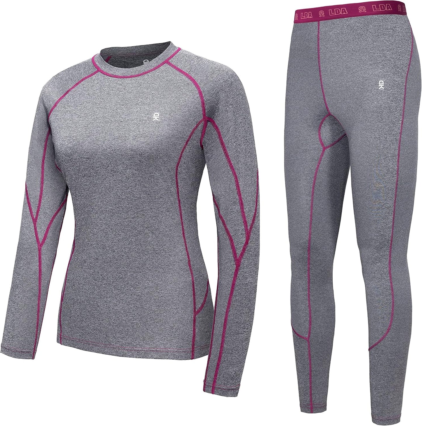Conjunto ropa interior térmica mujer invierno transpirable