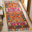 Alfombra pasillo lana trenzada bohemia 2'3"x21"