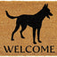 Felpudo belga Malinois 24x36" marrón/negro