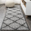 Tapete exterior 2x8ft color negro/marfil toscana para patio