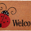 Felpudo bienvenida mariquita 24x36" multicolor