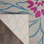 Alfombra gris 2'2"x10' floral campestre dormitorio sala