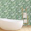 Papel tapiz remov. Jungle Green 20.5x16.5" 2 pzas