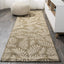 Alfombra corredor 2x10ft marrón/beige patio alta tráfico