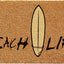 Felpudo Beach Life 17x29" natural negro