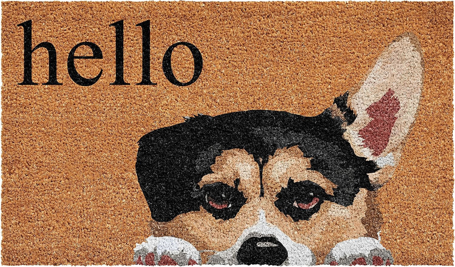 Felpudo Pembroke Welch Corgi 17x29"