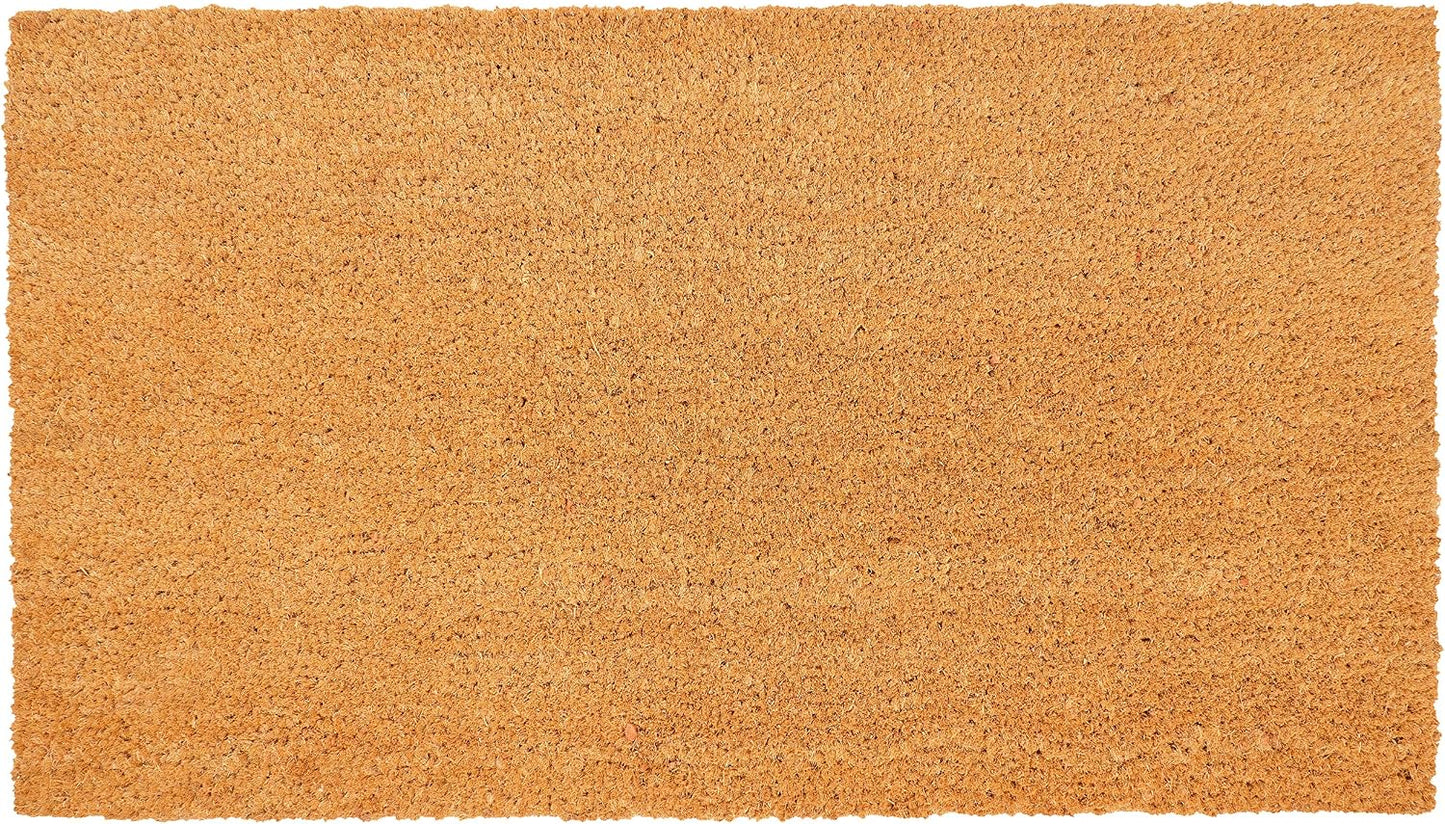 Felpudo fibra coco respaldo PVC antiderrap 17x30"