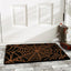 Felpudo tela 17x29" negro y natural