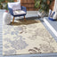 Alfombra baño exterior 5'3x7'7" natural brown/blue