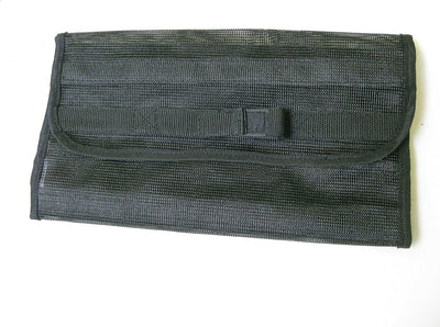 Organizador pesca ventilado 6 bolsillos 13x4pulg