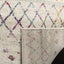 Alfombra decorativa 3x5ft diseño marroquí bohemio no pelusa