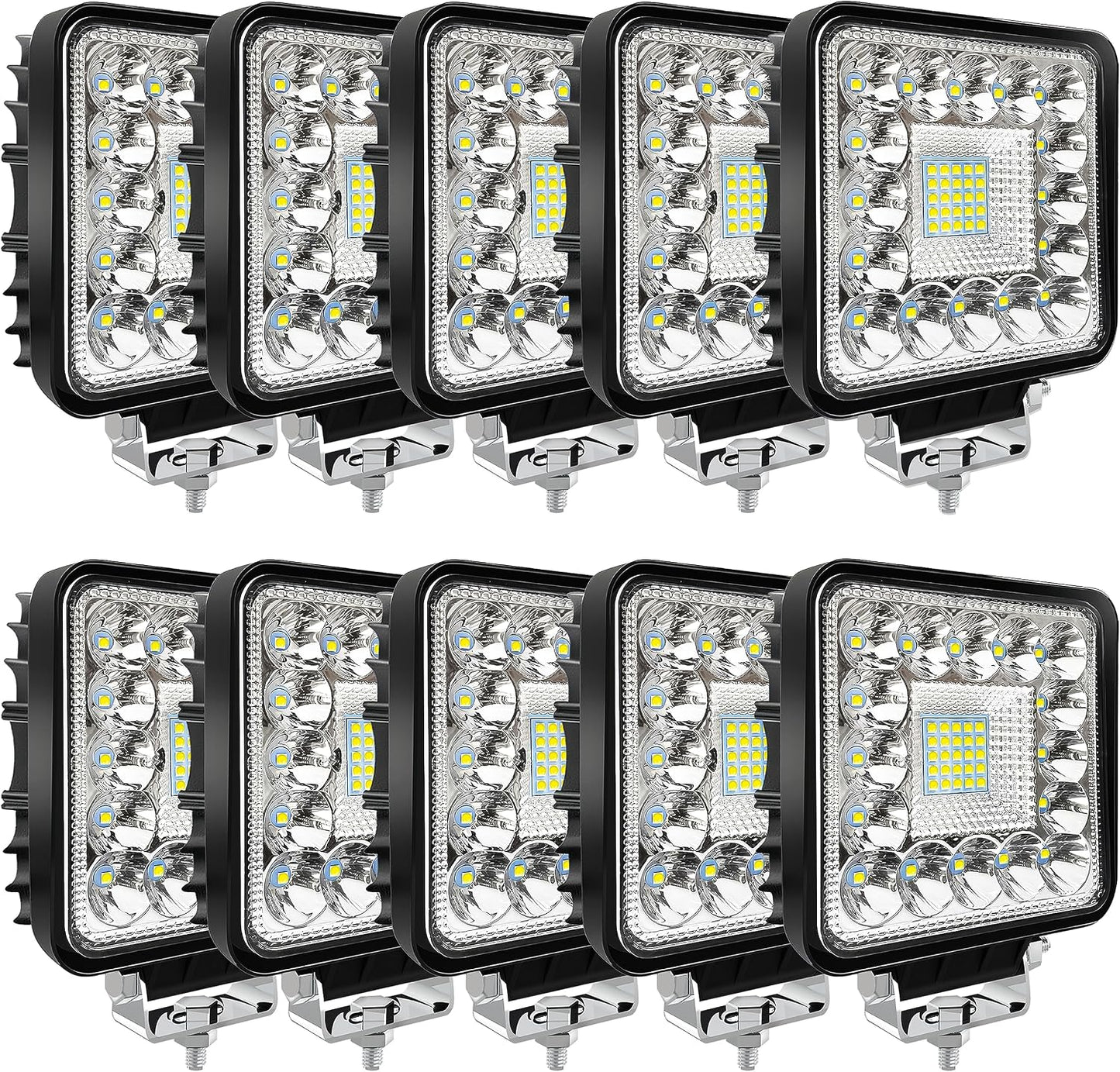 Luces LED tractor 4" 240W 12-24V cubo ATV RV