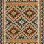Alfombra decorativa 4x5ft 7pulg bohemio