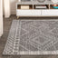 Alfombra Beni Souk gris/crema 4x6 interiores