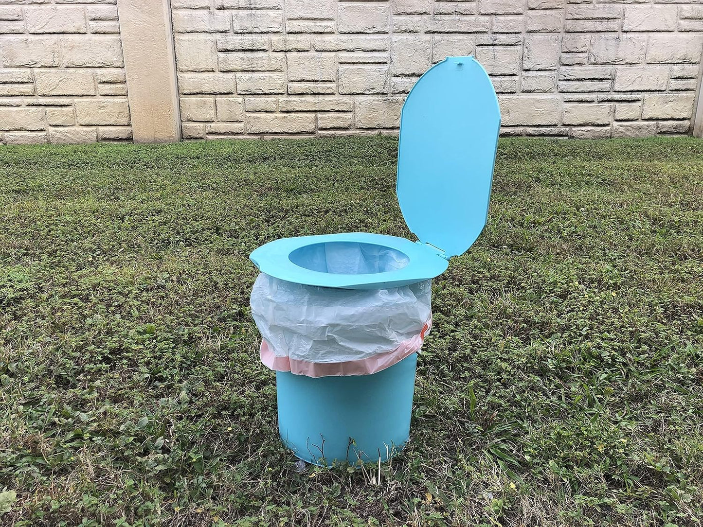Inodoro portátil camping con soporte accesorios