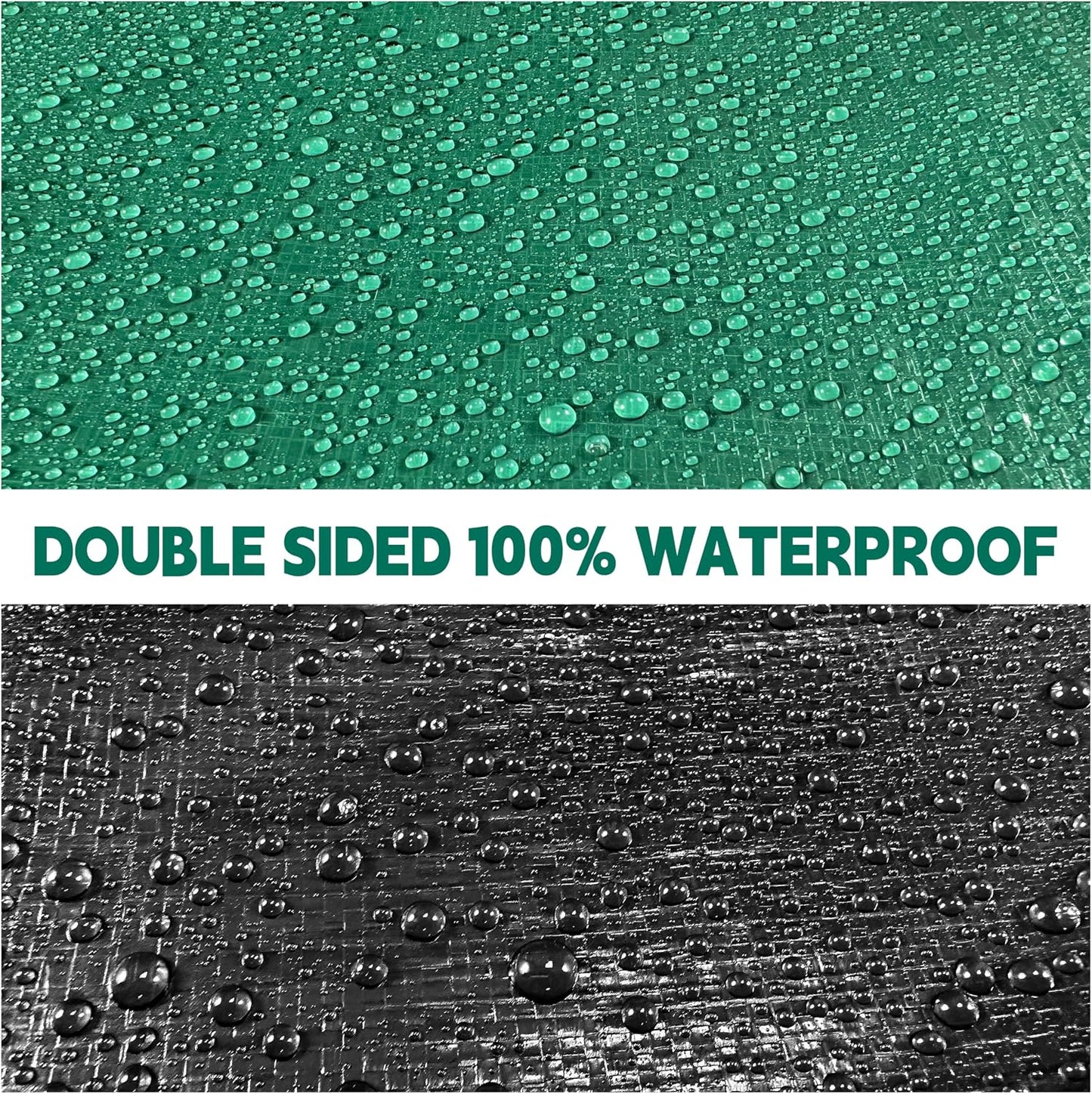 Lona 20x40ft 100% impermeable UV resistente ojales