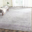 Alfombra área 6'7"x9'2" gris lavanda diseño vintage no