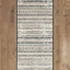 Alfombra bohemia sala antiderrap 2.5x6.5ft