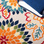 Alfombra lavable exterior Cabaña 3x5ft marfil naranja