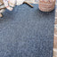 Alfombra tejido plano transición 5'3x8' azul