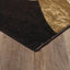 Alfombra moderna con espirales marrón/beige 2x3ft