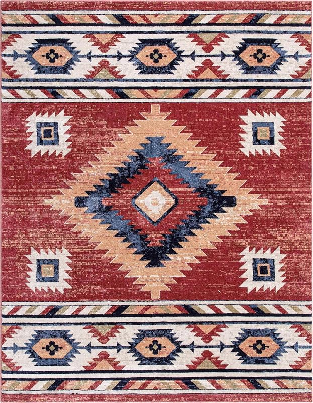 Alfombra tribal suroeste 5x3x7x3"