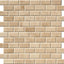 Azulejo biselado metro marfil para cocina y baño