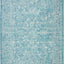 Alfombra exterior lavable 9x12ft turquesa sin