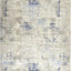 Alfombra área 2x3 gris/azul