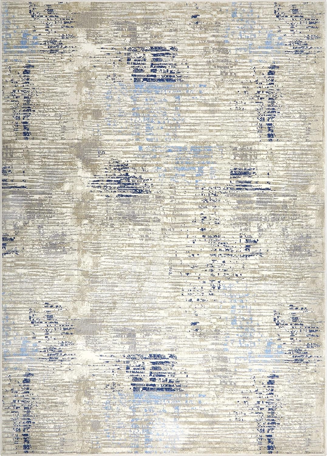 Alfombra área 2x3 gris/azul