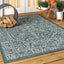 Alfombra Boho Medallion 8x10pulg Verde Azulado/Gris