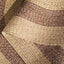Alfombra exterior lavable 4x6ft x 6x6ft beige marrón