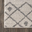 Alfombra Beni Souk crema/gris 2x8ft sala dormitorio