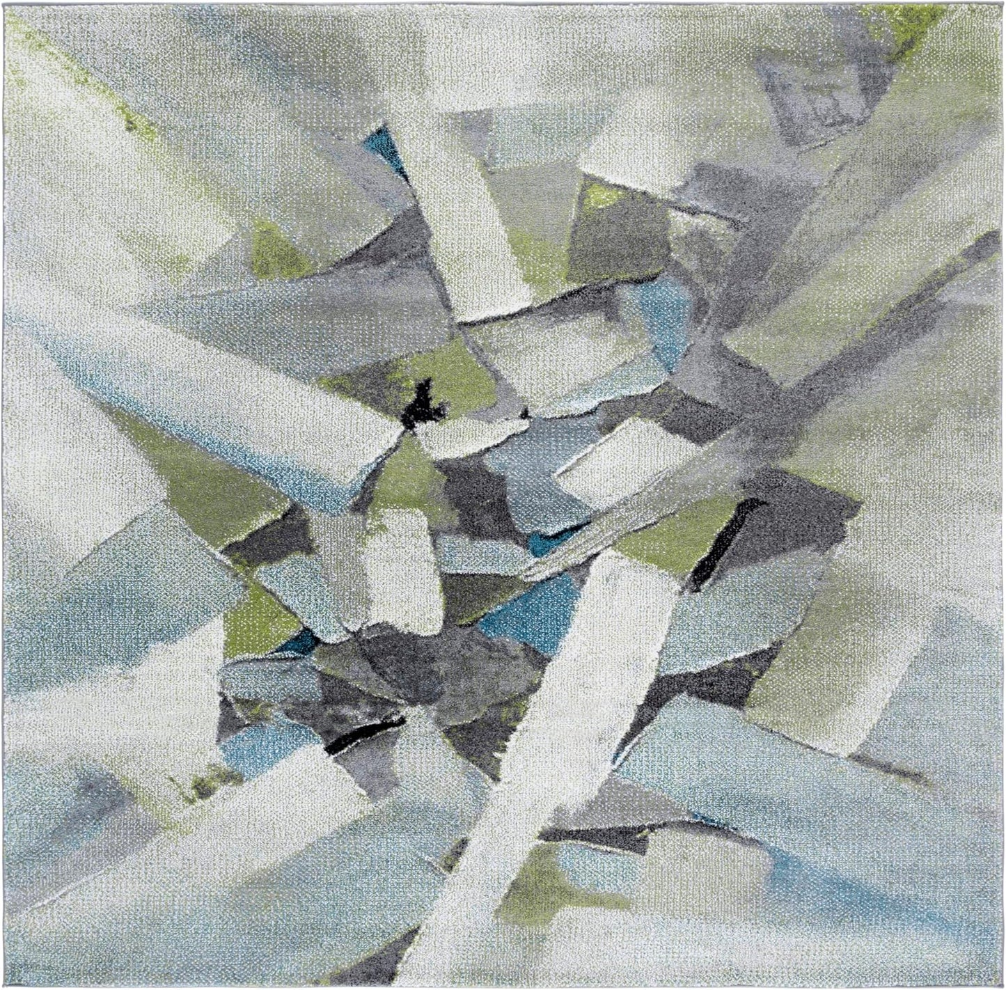 Alfombra cuadrada 7ft diseño abstracto moderno sala comedor
