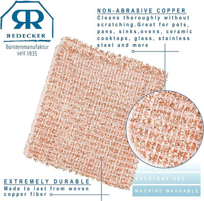 Cepillo para Ollas Set 2 Pzas de Plástico Resistente