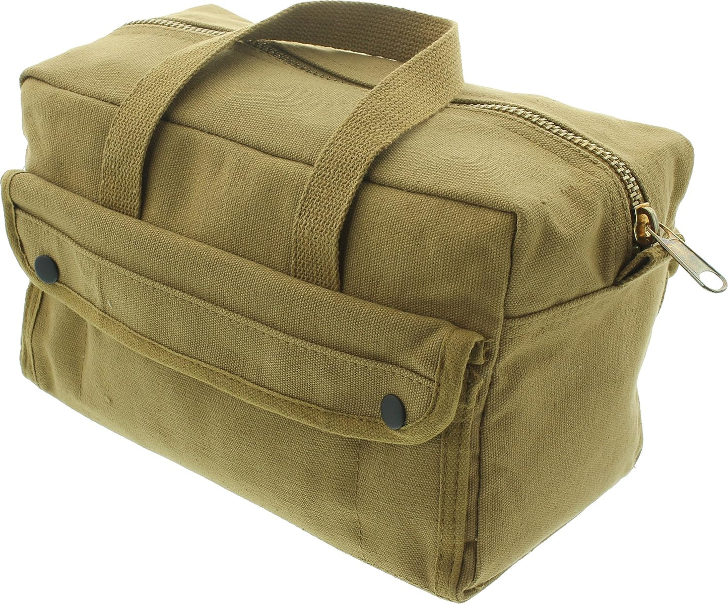 Bolsa herramientas lienzo resistente mecánico electricista Marrón