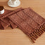 Camino mesa bohemio macramé terracota 12x36pulg