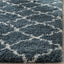Alfombra felpa marroquí 2x3ft diseño enrejado sala dormitorio