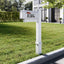 Hierro decorativo negro 3pulg letra Q con s