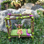 Cama miniatura para gnomos y hadas de jardín