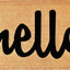 Felpudo 24x36pulg natural/negro