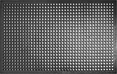 Tapete caucho negro 36x60pulg antifatiga para ntes o bares