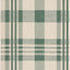 Alfombra exterior lavable 4x5'7 patrón cuadros verde beige