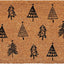 Felpudo granja con árbol navidad 30x48pulg