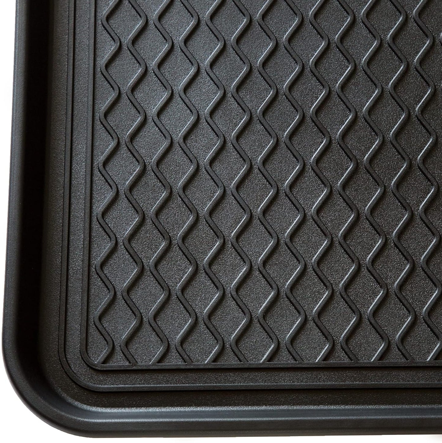 Alfombrilla botas ecológica 30x15" negra